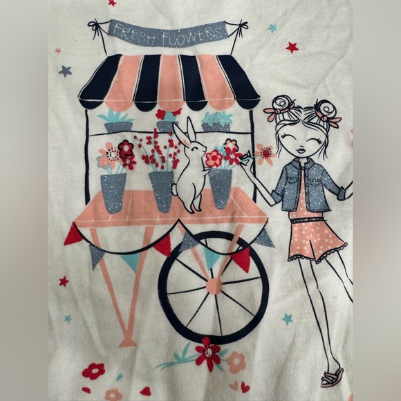 Girls glitter top 6x - Picture 1 of 6